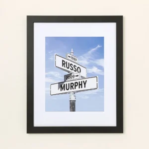 Intersection of Love - Photo Print, Framed