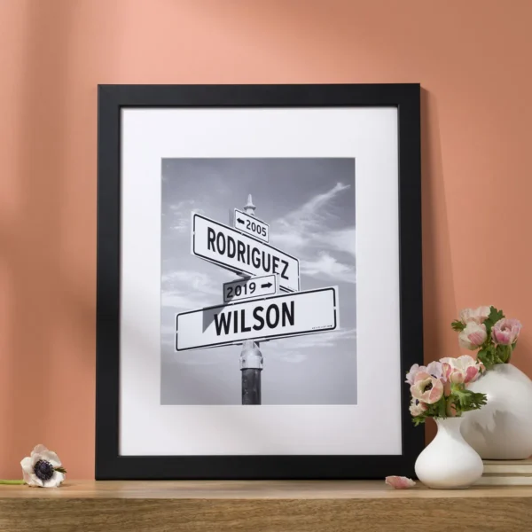 Intersection of Love - Photo Print, Framed