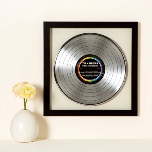 Personalized Platinum & Gold LP Record