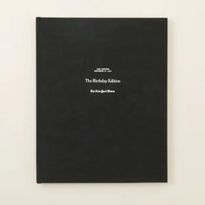 New York Times Premium Custom Birthday Book, Premium Birthday Book
