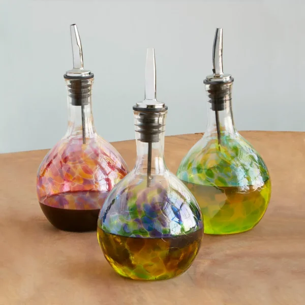 Handblown Glass Olive Oil Pourer