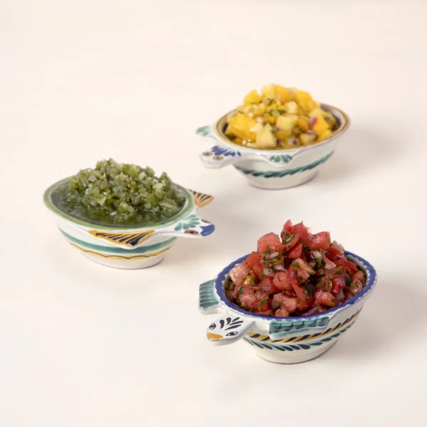Majolica Salsa Turtles - Set of 3