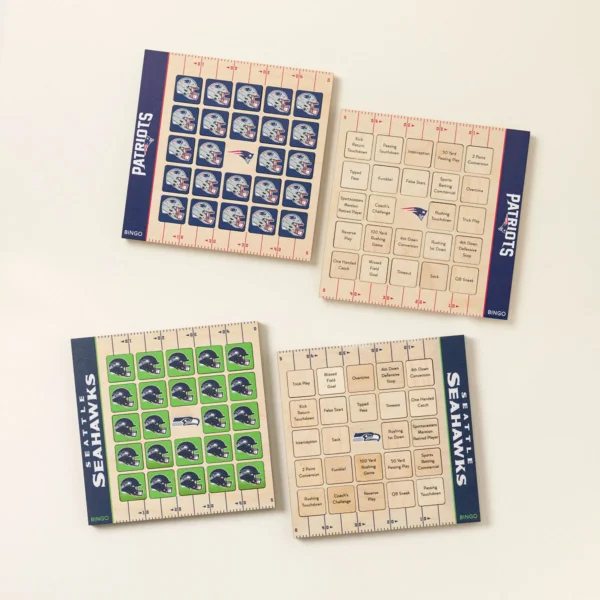 NFL Game Day Bingo - Set of 2
