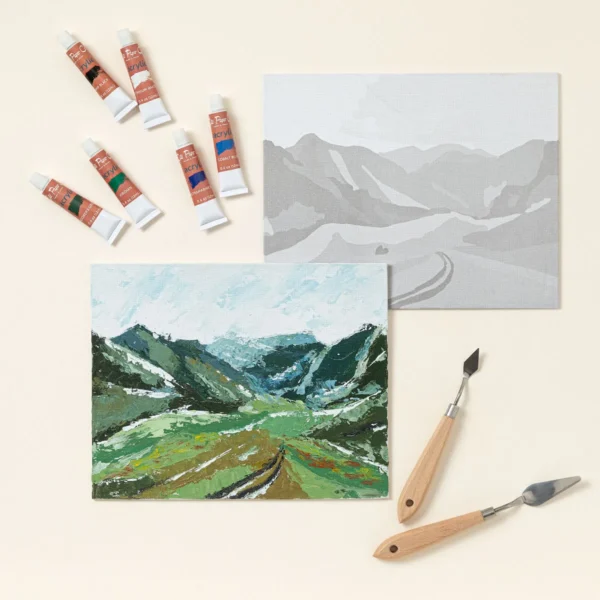 Peaceful Palette Knife Paint by Shadows Kit