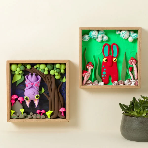 DIY Fantastical World Clay Shadow Box Kit