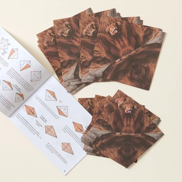 Mini Highland Cows Paper Desk Herd